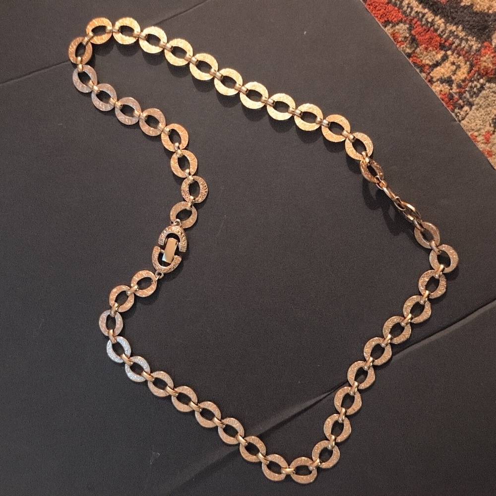 VTG Ralph Lauren Long Textured Necklace